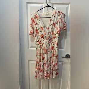 Floral Wrap Dress